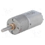 Motor DC, 6V DC, 3.2A, 225rot./min, POLOLU, 63:1 METAL GEARMOTOR 20DX43L MM 6V DUAL Motor DC, 6V DC, 3.2A, 225rot./min, POLOLU, 63:1 METAL GEARMOTOR 20DX43L MM 6V DUAL