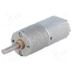 Motor DC, 6V DC, 3.2A, 55rot./min, POLOLU, 250:1 METAL GEARMOTOR 20DX46L MM 6V Motor DC, 6V DC, 3.2A, 55rot./min, POLOLU, 250:1 METAL GEARMOTOR 20DX46L MM 6V