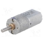 Motor DC, 6V DC, 3.2A, 70rot./min, POLOLU, 195:1 METAL GEARMOTOR 20DX44L MM 6V DUAL Motor DC, 6V DC, 3.2A, 70rot./min, POLOLU, 195:1 METAL GEARMOTOR 20DX44L MM 6V DUAL