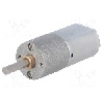 Motor DC, 6V DC, 3.2A, 90rot./min, POLOLU, 156:1 METAL GEARMOTOR 20DX44L MM Motor DC, 6V DC, 3.2A, 90rot./min, POLOLU, 156:1 METAL GEARMOTOR 20DX44L MM