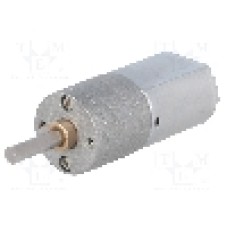 Motor DC, 6V DC, 3.2A, 90rot./min, POLOLU, 156:1 METAL GEARMOTOR 20DX44L MM