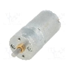 Motor DC, 6V DC, 6.5A, 2150rot./min, POLOLU, 4.4:1 METAL GEARMOTOR 25DX48L MM HP 6V Motor DC, 6V DC, 6.5A, 2150rot./min, POLOLU, 4.4:1 METAL GEARMOTOR 25DX48L MM HP 6V