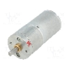 Motor DC, 6V DC, 6.5A, 280rot./min, POLOLU, 34:1 METAL GEARMOTOR 25DX52L MM HP 6V Motor DC, 6V DC, 6.5A, 280rot./min, POLOLU, 34:1 METAL GEARMOTOR 25DX52L MM HP 6V