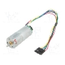 Motor DC, 6V DC, 6.5A, 56rot./min, POLOLU, 172:1 METAL GEARMOTOR 25DX56L MM HP 6V