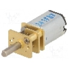 Motor DC, 6V DC, 670mA, 4400rot./min, POLOLU, 5:1 MICRO METAL GEARMOTOR MP DUAL
