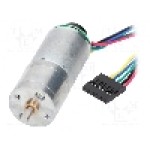Motor DC, 6V DC, 6A, 100rot./min, POLOLU, 99:1 METAL GEARMOTOR 25DX54L MM HP Motor DC, 6V DC, 6A, 100rot./min, POLOLU, 99:1 METAL GEARMOTOR 25DX54L MM HP