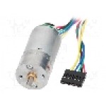 Motor DC, 6V DC, 6A, 2150rot./min, POLOLU, 4.4:1 METAL GEARMOTOR 25DX48L MM HP Motor DC, 6V DC, 6A, 2150rot./min, POLOLU, 4.4:1 METAL GEARMOTOR 25DX48L MM HP