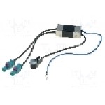 Adaptor antena, Audi, Seat, Skoda, VW, Fakra tata x2, ISO, T139045