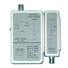 Tester cablu UTP, 4 perechi de cate 2 fire sau coaxial, cu mufe BNC, L101555