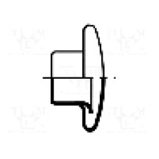 Nit oţel, lungime 12mm, BOSSARD - 1371339