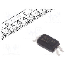Optocuplor SMD, Tensiune izolatie 2,5kV, 1 canale, Mini-flat 4pin, Seria PC3H7J00001H, SHARP - PC3H7DJ0001H