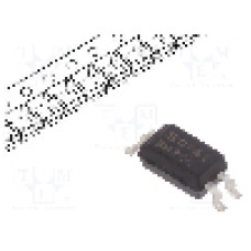 Optocuplor SMD, Tensiune izolatie 2,5kV, 1 canale, Mini-flat 4pin, Seria PC3H7J00001H, SHARP - PC3H7J00001H