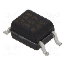 Optocuplor SMD, Tensiune izolatie 3,75kV, 1 canale, Mini-flat 4pin, Seria PC357NJ0000F, SHARP - PC357NJ0000F
