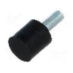 Picior, 10mm, 10mm, ELESA+GANTER - DVA.4-10-10-M4-10-70