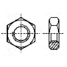 Piulita M3, pas filet 0.5, BOSSARD - 1090801