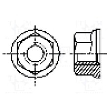 Piulita M4, otel, pas filet 0,7, BOSSARD - 1193821