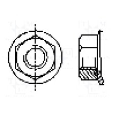 Piulita M4, otel, pas filet 0,7, BOSSARD - B4/BN1365