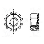 Piulita M4, otel, pas filet 0,7, BOSSARD - M4/BN1364 Piulita M4, otel, pas filet 0,7, BOSSARD - M4/BN1364