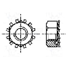 Piulita M4, otel, pas filet 0,7, BOSSARD - M4/BN1364