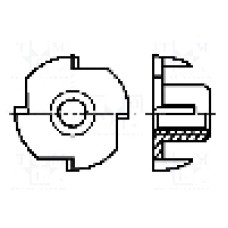 Piulita M5, otel, pas filet 0,8, BOSSARD - M5/BN226