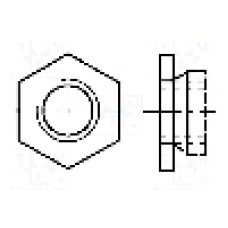 Piulita M6, otel inoxidabil A1, BOSSARD - 1242709 Piulita M6, otel inoxidabil A1, BOSSARD - 1242709