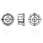 Piulita M8, otel, pas filet 1,25, BOSSARD - 5401001 Piulita M8, otel, pas filet 1,25, BOSSARD - 5401001