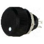 Potentiometru axial, cermet, 2.2kΩ, 500mW, VISHAY - P16NP222MAB15