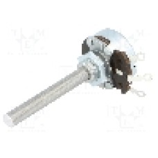 Potentiometru axial, linear, 10kΩ, 4W, AB Elektronik - 3104607990