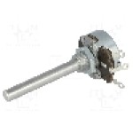 Potentiometru axial, linear, 1kΩ, 4W, AB Elektronik - 3104605994