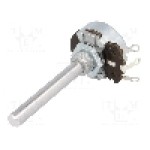 Potentiometru axial, linear, 250Ω, 4W, AB Elektronik - 3104604797