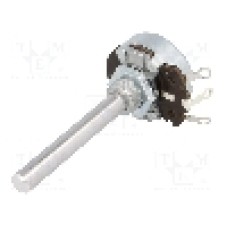 Potentiometru axial, linear, 250Ω, 4W, AB Elektronik - 3104604797