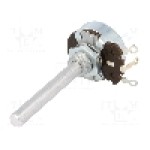 Potentiometru axial, linear, 2.5Ω, 4W, AB Elektronik - 3104606793