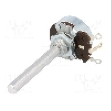 Potentiometru axial, linear, 2.5Ω, 4W, AB Elektronik - 3104606793