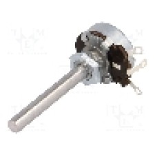 Potentiometru axial, linear, 2.5kΩ, 4W, AB Elektronik - 3104606793