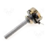 Potentiometru axial, linear, 500Ω, 4W, AB Elektronik, 3104605594, T202010