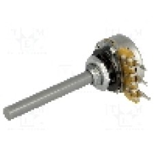 Potentiometru axial, plastic, 100kΩ, 0.25W, OMEG - 