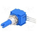 Potentiometru axial, plastic, 100kΩ, 1W, BOURNS - 91A1A-B28-B20L