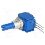 Potentiometru axial, plastic, 10kΩ, 1W, BOURNS - 91A1A-B28-D15L