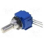 Potentiometru axial, plastic, 10kΩ, 1W, BOURNS - 91R1A-J22-B15L