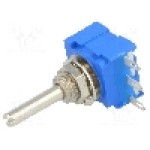 Potentiometru axial, plastic, 10kΩ, 500mW, BOURNS - 53CAD-E24-B15L