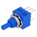 Potentiometru axial, plastic, 1kΩ, 0.25W, BOURNS - 3310H-001-102L