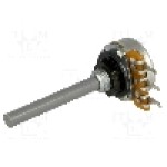 Potentiometru axial, plastic, 220kΩ, 0.25W, OMEG - 