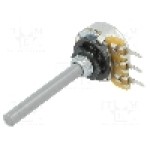 Potentiometru axial, plastic, 47kΩ, 0.25W, OMEG - 