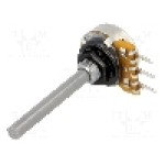 Potentiometru axial, plastic, 4.7kΩ, 0.25W, OMEG - 