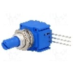 Potentiometru axial, plastic, 5kΩ, 1W, BOURNS - 91A1A-B24-B13L