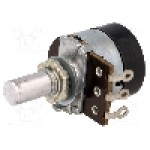 Potentiometru rotativ, 10kΩ, cu comutator, mono, liniar, 200mW, TELPOD - PR185S56-10KA16P1