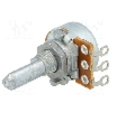 Potentiometru rotativ, 10kΩ, mono, liniar, 100mW, ALPS - RK1631110TNP