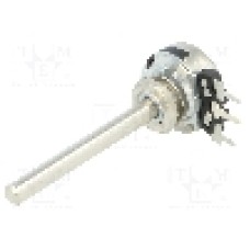 Potentiometru rotativ, 10kΩ, mono, liniar, 200mW, PIHER - T16SH-M04N103A2020MTA