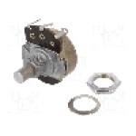 Potentiometru rotativ, 10kΩ, mono, liniar, 500mW, TELPOD - PR-246 10K A 16P1