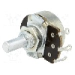Potentiometru rotativ, 10kΩ, mono, liniar, 500mW, TELPOD - PR-246 10K A 20P1